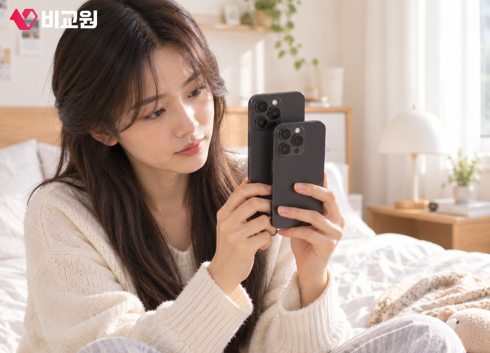 아이폰 18 프로 6.3형과 프로맥스 6.9형 크기 비교