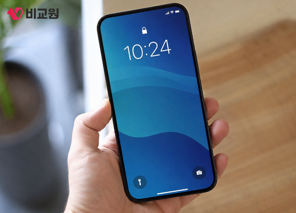 휴대폰 잠금 화면 상태