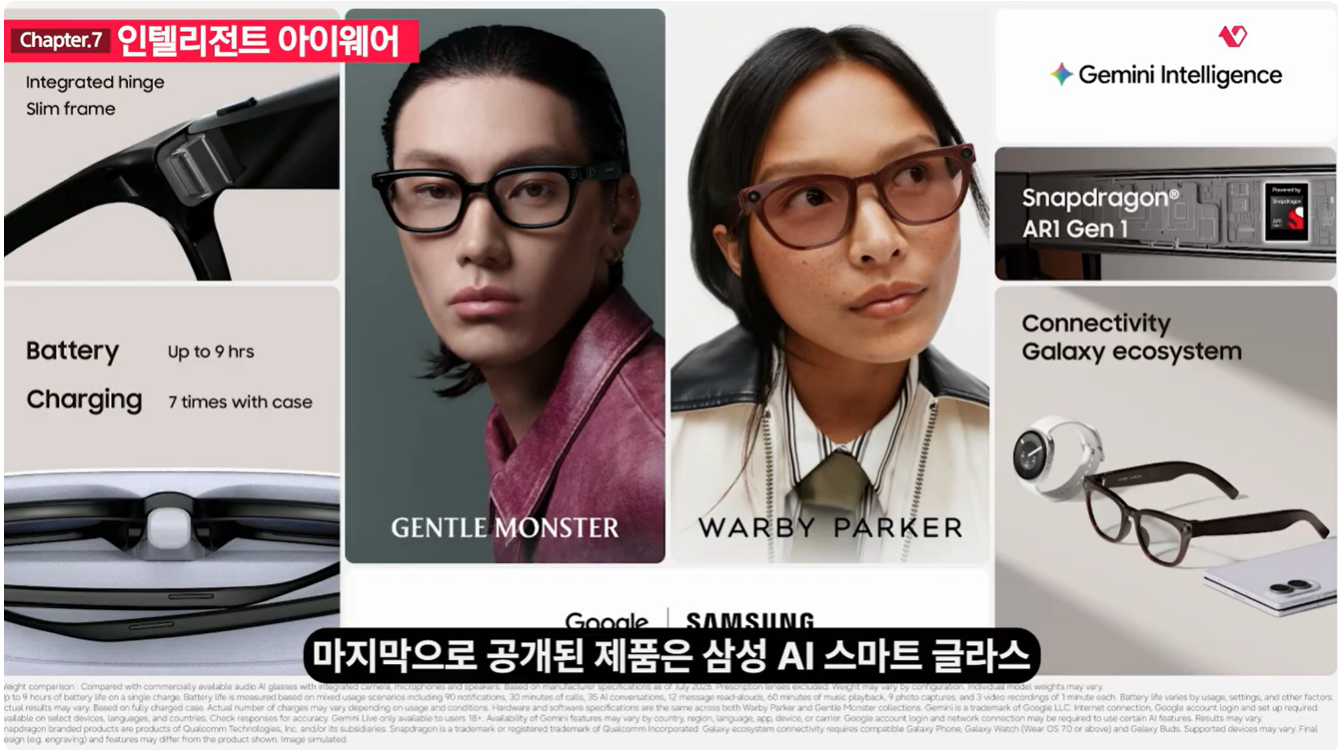 인텔리전트 아이웨어 비교원 유튜브 화면 캡처