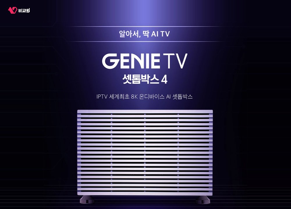 KT 인터넷 공유기와 지니 TV 셋톱박스
