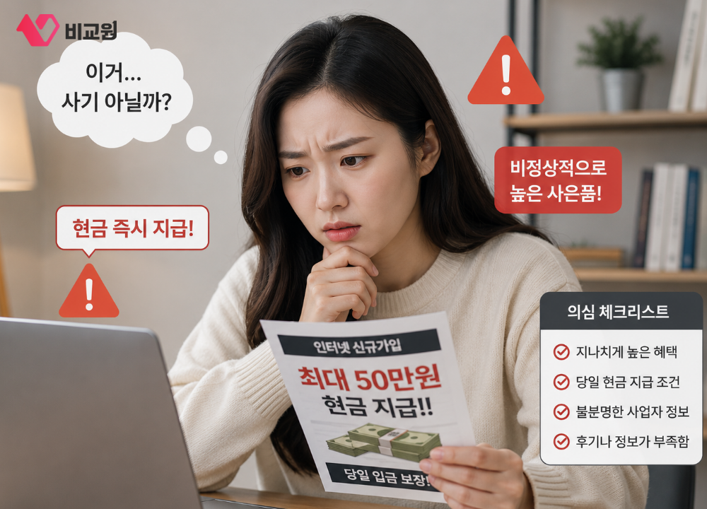 인터넷 사기 업체 의심 체크리스트