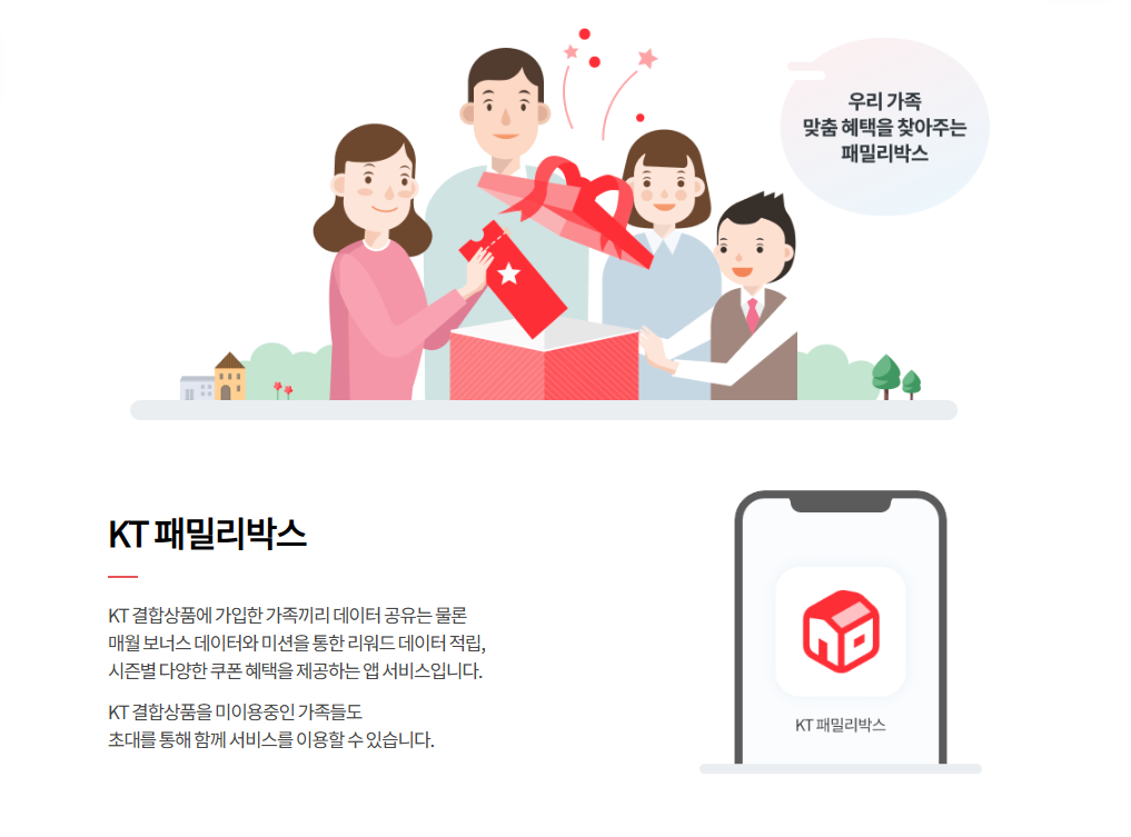 KT 패밀리박스 소개 이미지