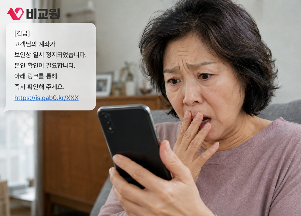 보이스피싱 유형 두 번째 검찰, 경찰, 금융기관 사칭한 피싱 사례 이미지