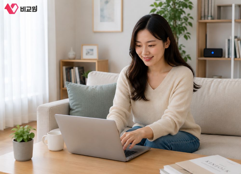 인터넷을 사용하고 있는 사용자 이미지